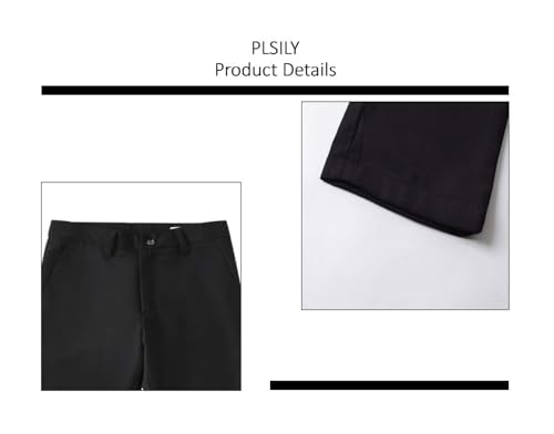Boys Dress Pants Formal Flat Front Children School Uniform Pants for Boy3