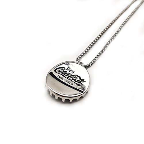 ANNI.SOUL 925 Sterling Silver Vintage Necklace,Fashion silver men's necklace, hip hop street retro silver chain