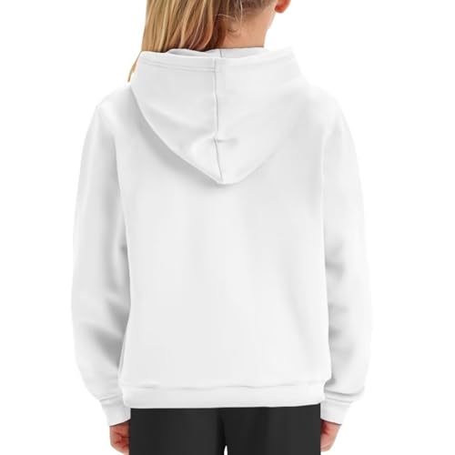 Image of WELLFLYHOM Boys Hooded Sweatshirts Hoodie Pullover Cool Graphic Crewneck Blouses Size 6-16