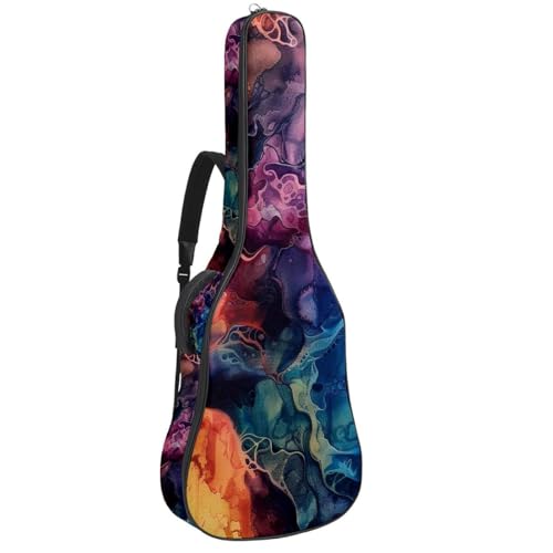 Sac pour guitare basse acoustique de 101,6 à 104,1 cm étanche en Oxford
