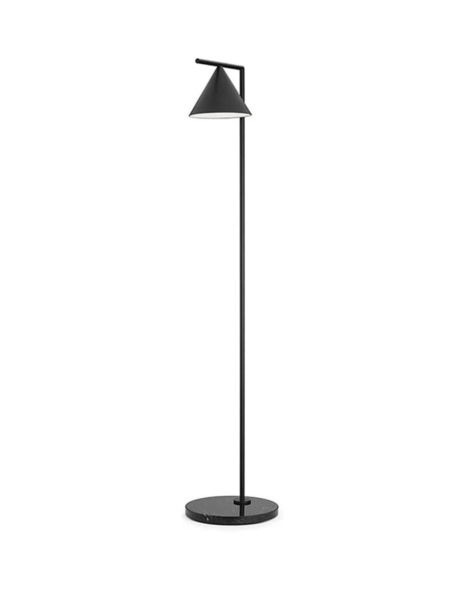 CVdrtyED Standing Lamp Floor Light E27 Lamp Creative Standing Gold Body Color Speaker Lampshade Bedroom Living Room(Black)