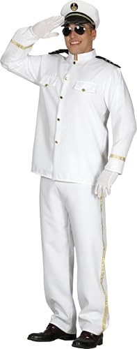 FIESTAS GUIRCA Disfarce capitão da marinha - disfarce marinheiro adulto M
