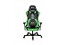 Embrayage Chairz Premium Gaming/chaise de bureau, Noir et Vert, 1-pack