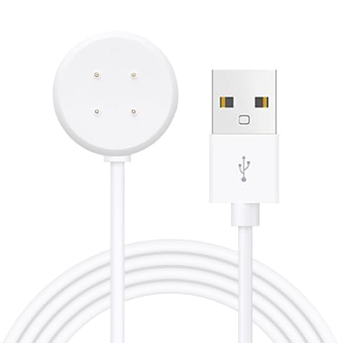 MohLythrix Charger for Google Pixel Watch 2 Magnetic Charging Dock Fast USB-A Charging Cable Replacement Cord for Smartwatch 3.3FT/1M White