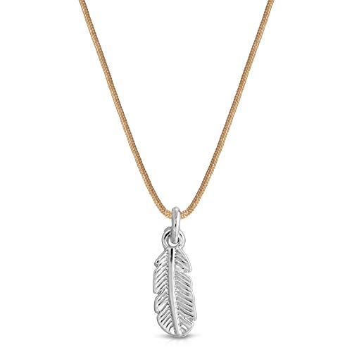 New Moon Silver Necklace - LIGHTNESS/FEATHER2
