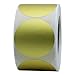 Hybsk Runde Aufkleber, gold, 3,8 cm, Klebeetikett, 400 pro Rolle 1 Roll gold