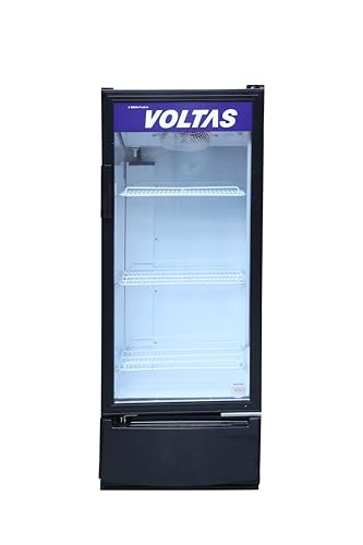 Image of Voltas 208 Liters Single Door Visi Cooler or Glass Door Commercial Refrigerator (VC GT 220 SD P Metallic FGLS)