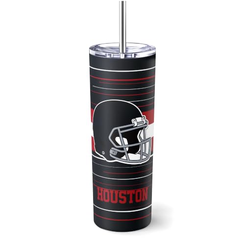 Image of Houston Tumbler 20oz Travel Mug Custom Name and Number Gifts