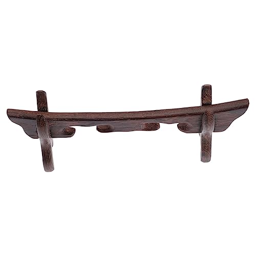 Toddmomy Wood Sword Bracket Sword Rack Stand Decorative Holder Display Case Home Storage Rack