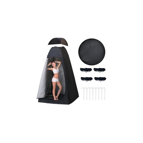 La Mejor Lista de Baño portatil del mes. 41 Spopal 3 en 1 Portátil Tienda de Campaña para Ducha - Tienda Ducha/Cambiador Adultos Pop-Up 3 Segundos, UPF 50+, 120x120x190cm Incluye Kit Anclaje