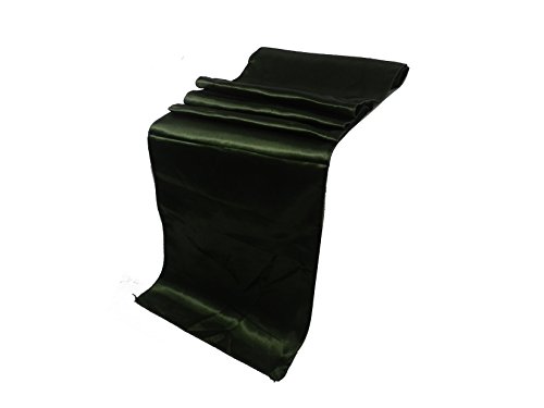 Exclusive Discount 70% Price  ELINA'S Pack of 30 Wedding 12 x 108 inch Satin Table Runner Wedding Banquet Decoration (30, Olive-Green)