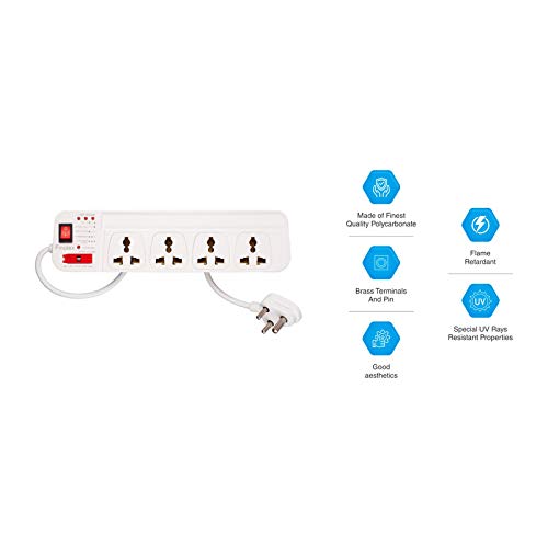 Image of Finolex SPIKEGUARD 2.5 Meter 4 Way Socket