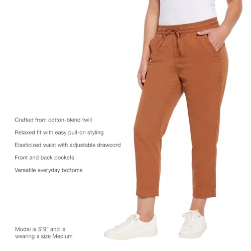 GAP Womens Summer Stretch Elastic Waist Pull-On Pants, Lightweight and Comfortable Pants for Women, Drawstring Tie Pants4