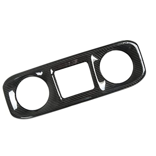 Cobertura de saída de ar condicionado de fibra de carbono guarnição de decoração interior substituiç
