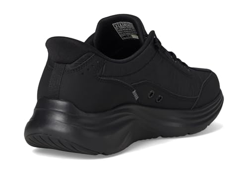 Skechers, Women, Contour Foam - Cozy Fit Hands Free Slip-Ins, Black, 5, Medium