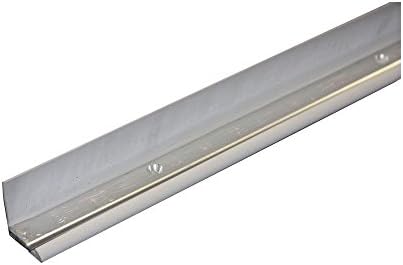 SWANSTONE Flexible Vinyl 2.25 x 60 x 2.5 Inch Threshold in White for Barrier-Free Shower Floors BF60000FT.000