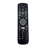 JZK Replacement for Philips TV Remote Control, Compatible with Philips LCD LED Television, Remote Controller for Philips Smart TV