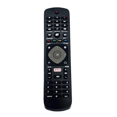 Dimensioni di questo telecomando per TV Philips: 18 cm x 4,8 cm x 2 cm.