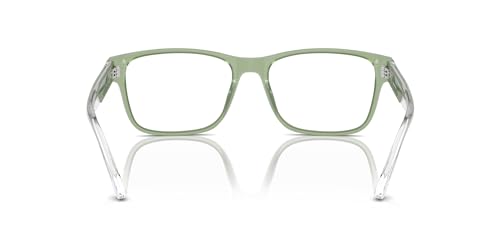 Image of Emporio Armani mens Ea3239 Rectangular Prescription Eyewear Frames