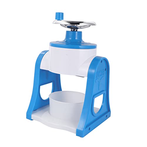 KOMBIUDA Manual Shaver Ice Crushing Machine Pp Material Ice Crusher for Smoothie