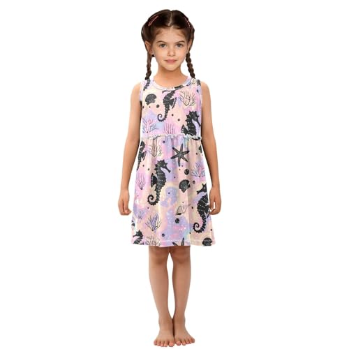 senya Sleeveless Summer Dress Shell Girls Skirt Dresses4