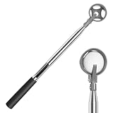 Genérico Recogebolas De Golf Telescópica,Recuperador de Bolas de Golf en Agua Retráctil | Recogedor con Varilla De Acero Inoxidable para Hombre Mujer Golfista Exterior