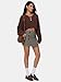 EXLURA Womens Tweed Plaid Bodycon Mini Skirts High Elastic Wasit Short Skirt 2024 Trendy Fall Winter Fashion Clothes Khaki