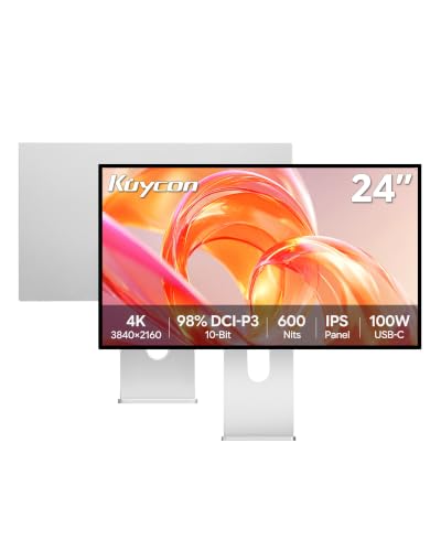 Image of P24U 24 inch 4K Monitor, IPS Glossy Panel (Minimalist with Stand)