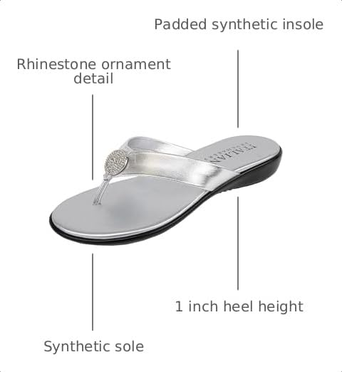 Image of ITALIAN Shoemakers Women's Gea Thong Flip Flop Sandal