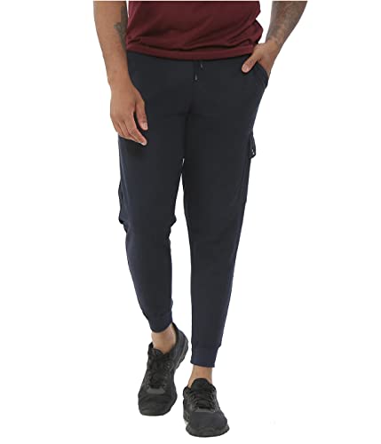 Indigo Soul Pantalon cargo léger pour garçon, pantalon de travail, de randonnée, de marche avec taille élastique, bleu marine, 9-10 ans Cover