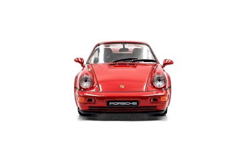 Solido Porsche 911 (964) RS 3.8 modelo 1:43 rojo miniatura 2