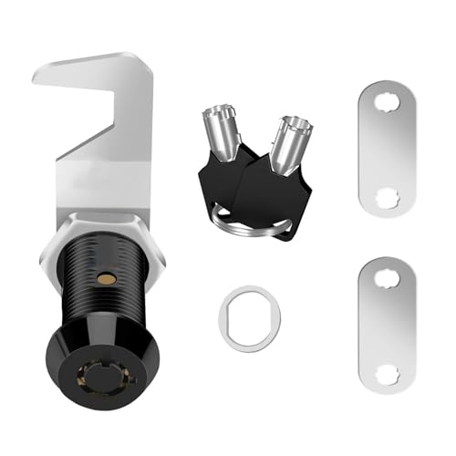 家庭用メールボックス用の引き出し5/8"ロック(2本の鍵付き)、RVドア用交換ロック、メールボックス、引き出し、食器棚用