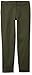 Amazon Essentials Women's Mid-Rise Slim-Fit Stretchy Cropped Tapered Leg Khaki Dress Pants (Available in Plus Size), Dark Olive, 10