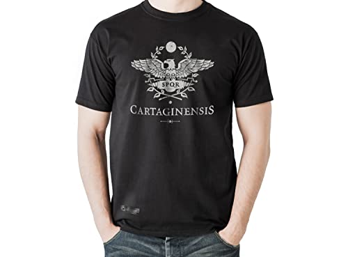 T-shirt homme Cartaginensis Estirpe Imperial vêtement coton Noir taille M