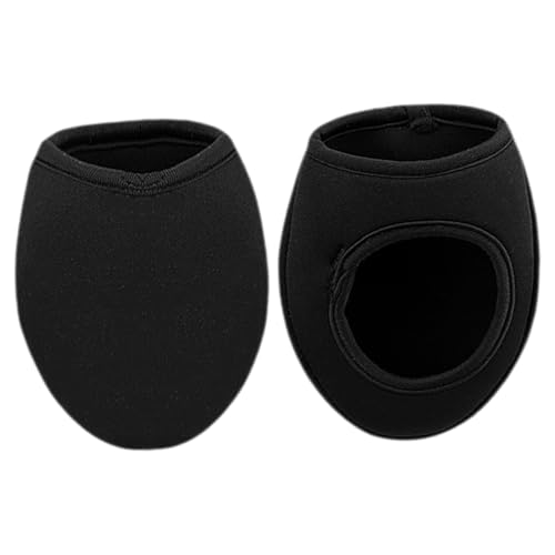 Cubiertas térmicas para calzado de ciclismo Mikinona, cubre-zapatos para bicicleta, negras, protección contra el frío