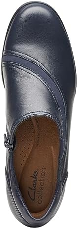 Clarks Women's Emily 2 Dove Pump, Navy Leather, 8 | Image 6