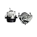 4PCS Gearbox Support Engine Mount Kit Compatible For BMW 2 3 4 Series F80 F82 M4 F83 F87 M2 F80 M3 22112284817 22112284818 22312284819