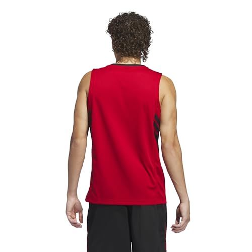 adidas Herren Basketball Legends Tank, Team Power red 2/Black, XXL – Ansicht 3