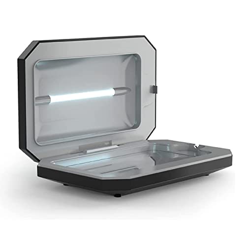 Image of PhoneSoap Basic UV Phone Sanitizer Box, Clinically Proven 360 UV-C, Black