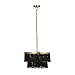 Krish Black Beaded Pendant