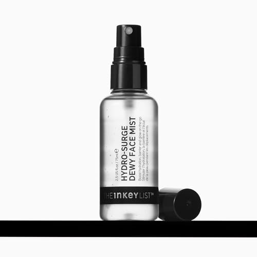 The INKEY List Hydro-Surge Dewy Face Mist 2.6 fl oz, Hydration Boosting Spray, Fragrance-Free & Alcohol-Free, Gentle Formula for Sensitive Skin, On-The-Go Application, Vegan Friendly