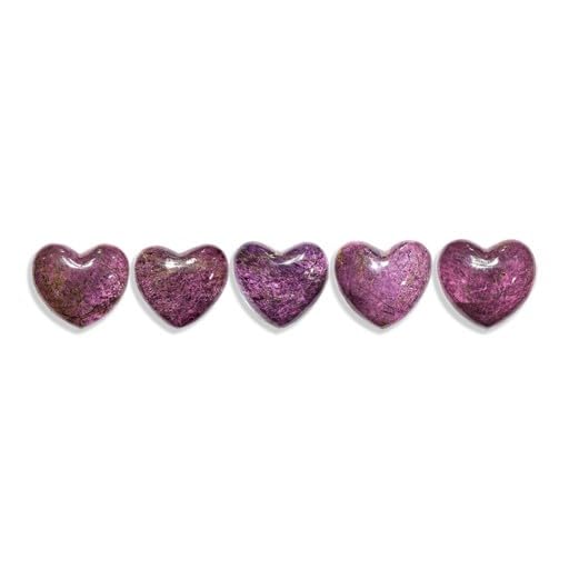 Image of Starborn Polished Purpurite Heart, size 22mm, 1 piece