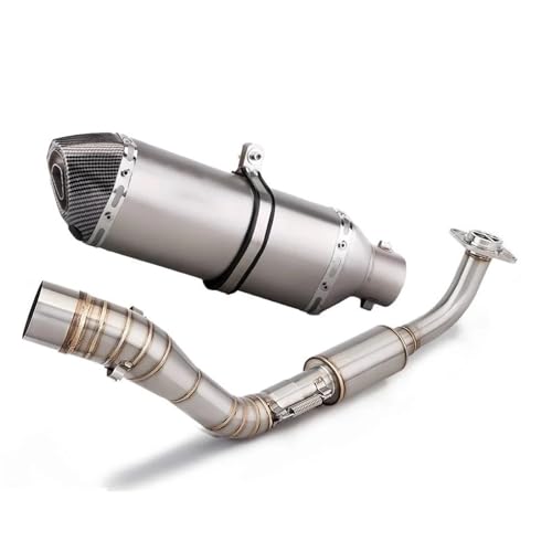 Collecteur avant pour NMAX 125 155, adaptateur anti-fuite et déflecteur réducteur de bruit