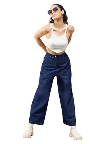 Image of Miss Chase Women's Denim Flared Pants