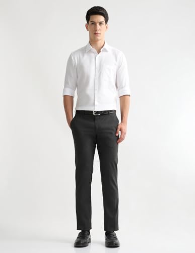 Image of Arrow Mens Charcoal-Grey Pants