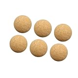 Alasum Balones de Futbolín de Madera 36Mm 6 Piezas para Mesa de Futbolín Infantil Accesorios para Juegos de Fútbol de Mesa Mini Balones Interactivos para Pasatiempos en Casa y Tiempo
