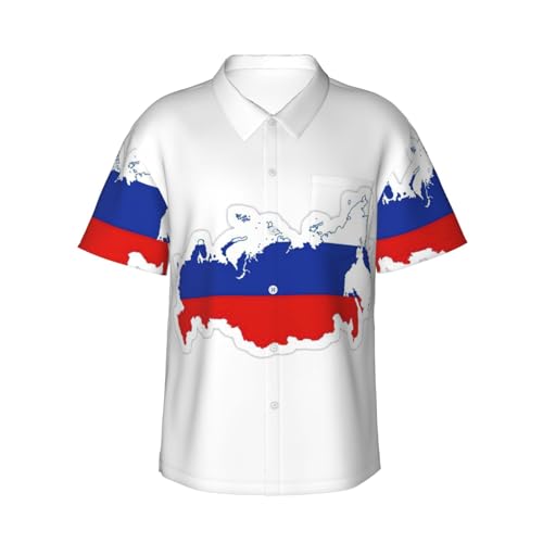 Chemise de plage russe boutonnée et short d'été décontracté EdWal pour vacances