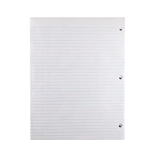 Hilroy Ruled Refill Paper, 3 Hole Punched, 8-3/8 X 10-7/8 Inches, 400 Sheets Per Pack, White (05240) image 2