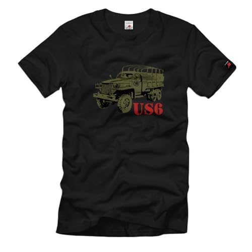 T-shirt Camion US Army Studebaker M16A Militaire pour Homme Passionné d'Histoire