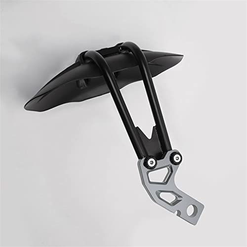 フェンダーカバー オートバイリアマッドガードフェンダースプラッシュガードカバーアクセサリー に適合するホンダ に適合するフォルツァ 750 2021 2022 2023(Black AND Gray)